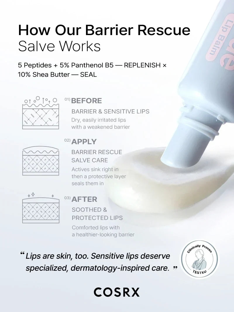 5 Peptide B5 Sensitive Repair Salve Lip Balm